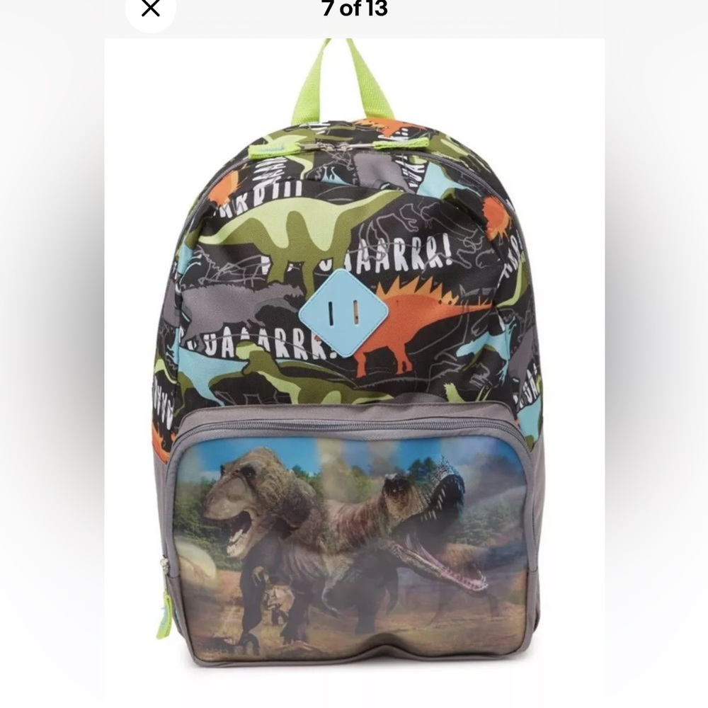 Trailmaker Dinosaur Backpack and Lunch Box Set/Fridge Pak, NEW - Picture 9 of 12